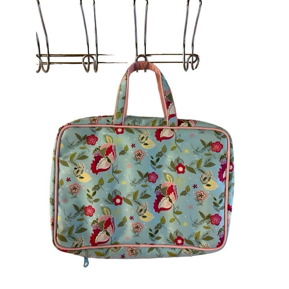 Allegro Pacific travel bag cosmetic toiletry hanging 12x9"